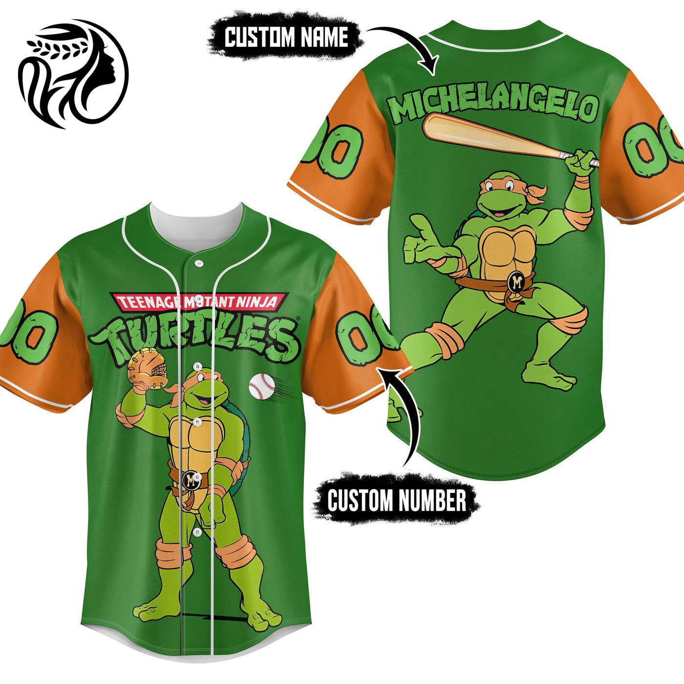 Teenage Mutant Ninja Turtles Baseball Jersey For Men Women And Kids Gift