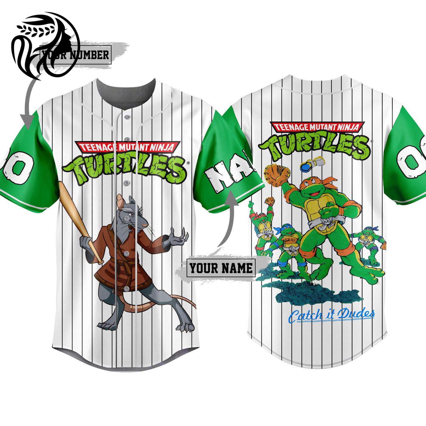 Teenage Mutant Ninja Turtles Baseball Jersey For Men Women And Kids Gift