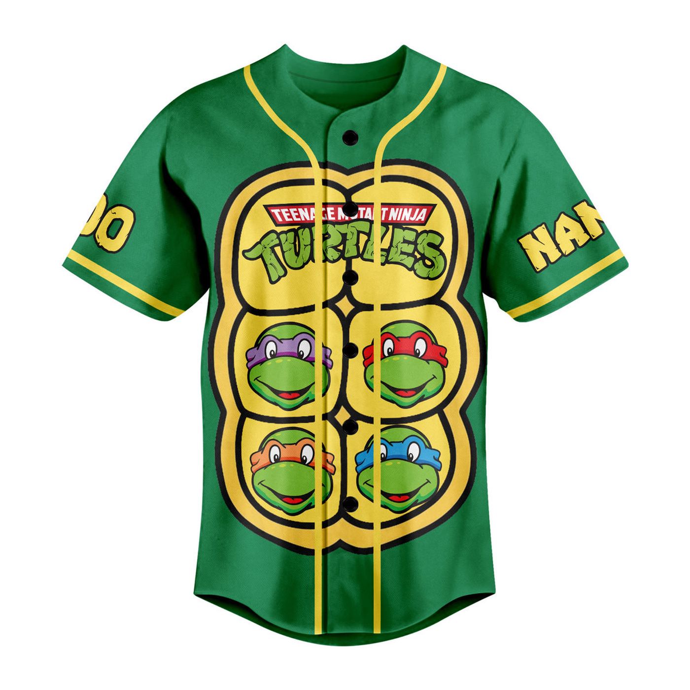 Teenage Mutant Ninja Turtles Baseball Jersey For Men Women And Kids Gift