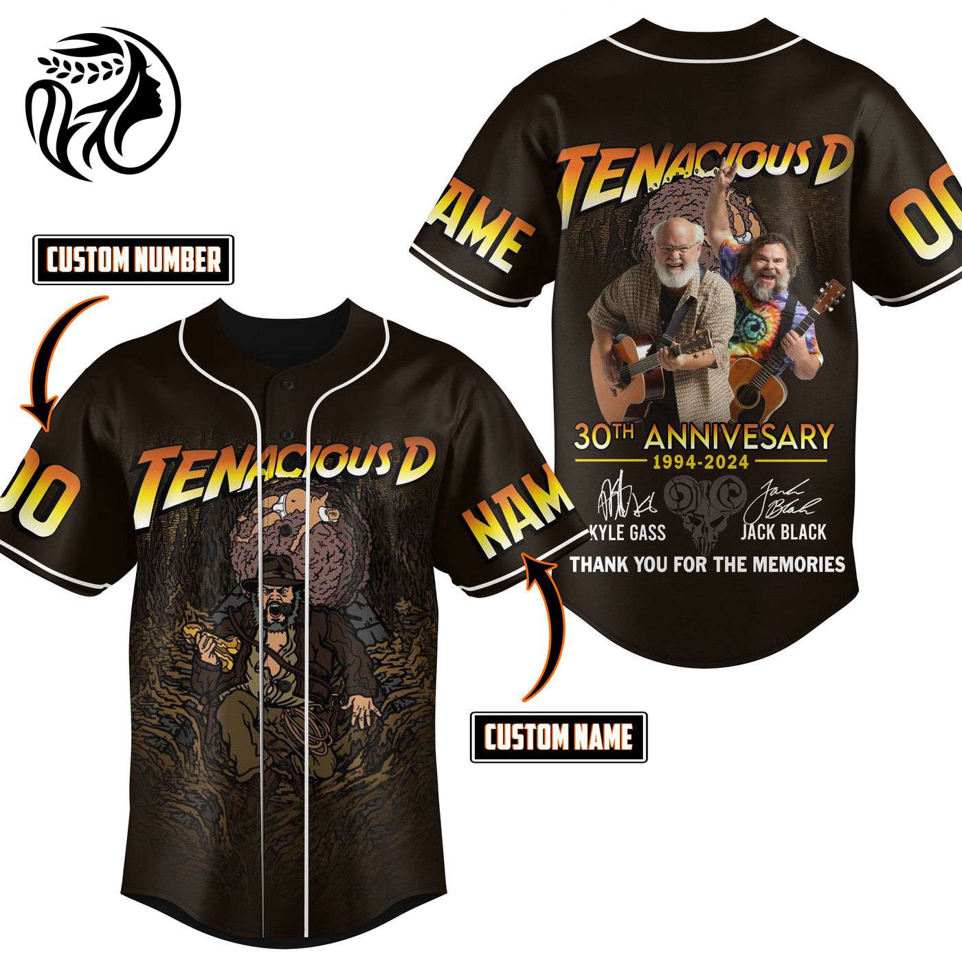 Tenacious D Baseball Jersey For Men Women And Kids Gift
