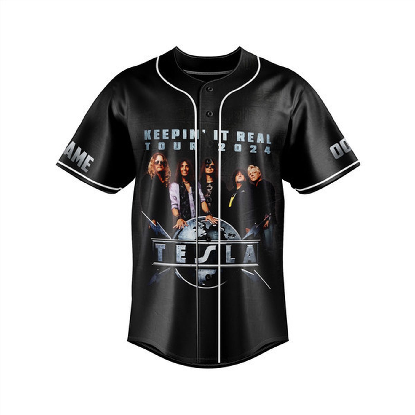 Tesla Baseball Jersey For Men Women And Kids Gift