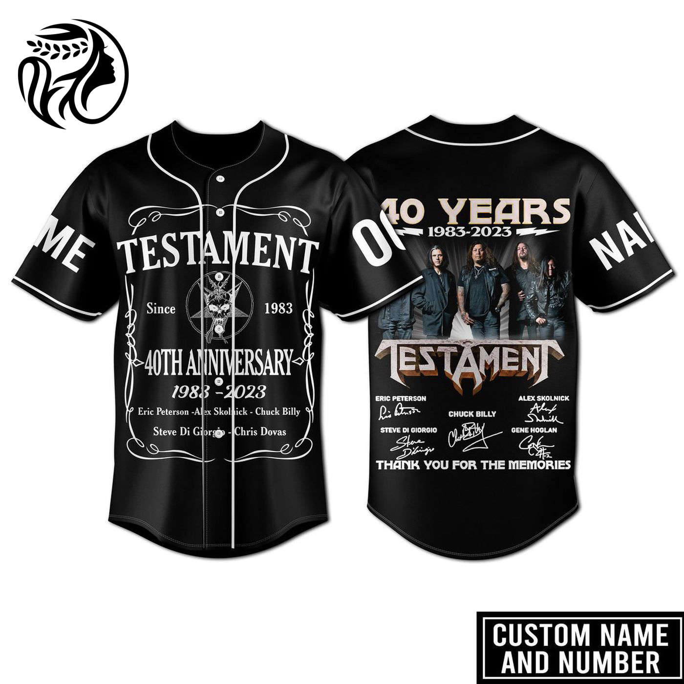Testament Giftth Anniversary Baseball Jersey For Men Women And Kids Gift