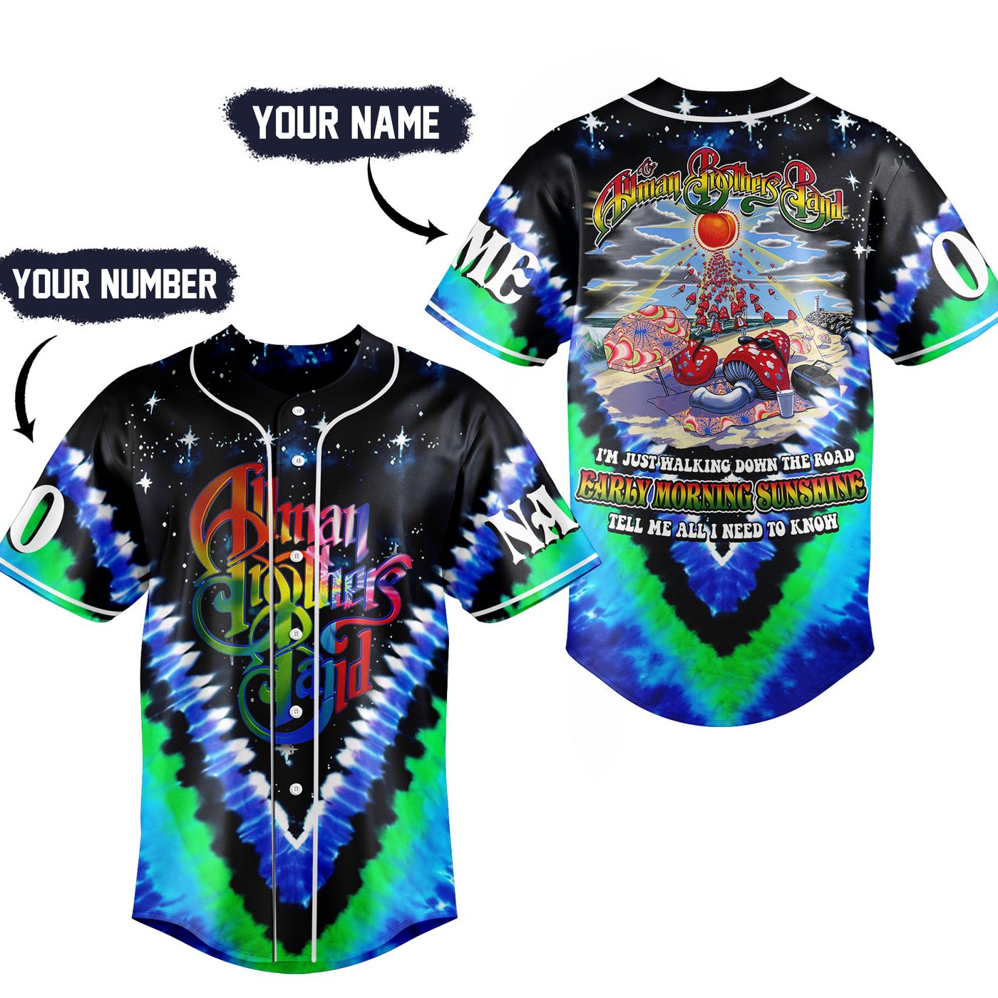 The Allman Brothers Band Baseball Jersey For Men Women And Kids Gift