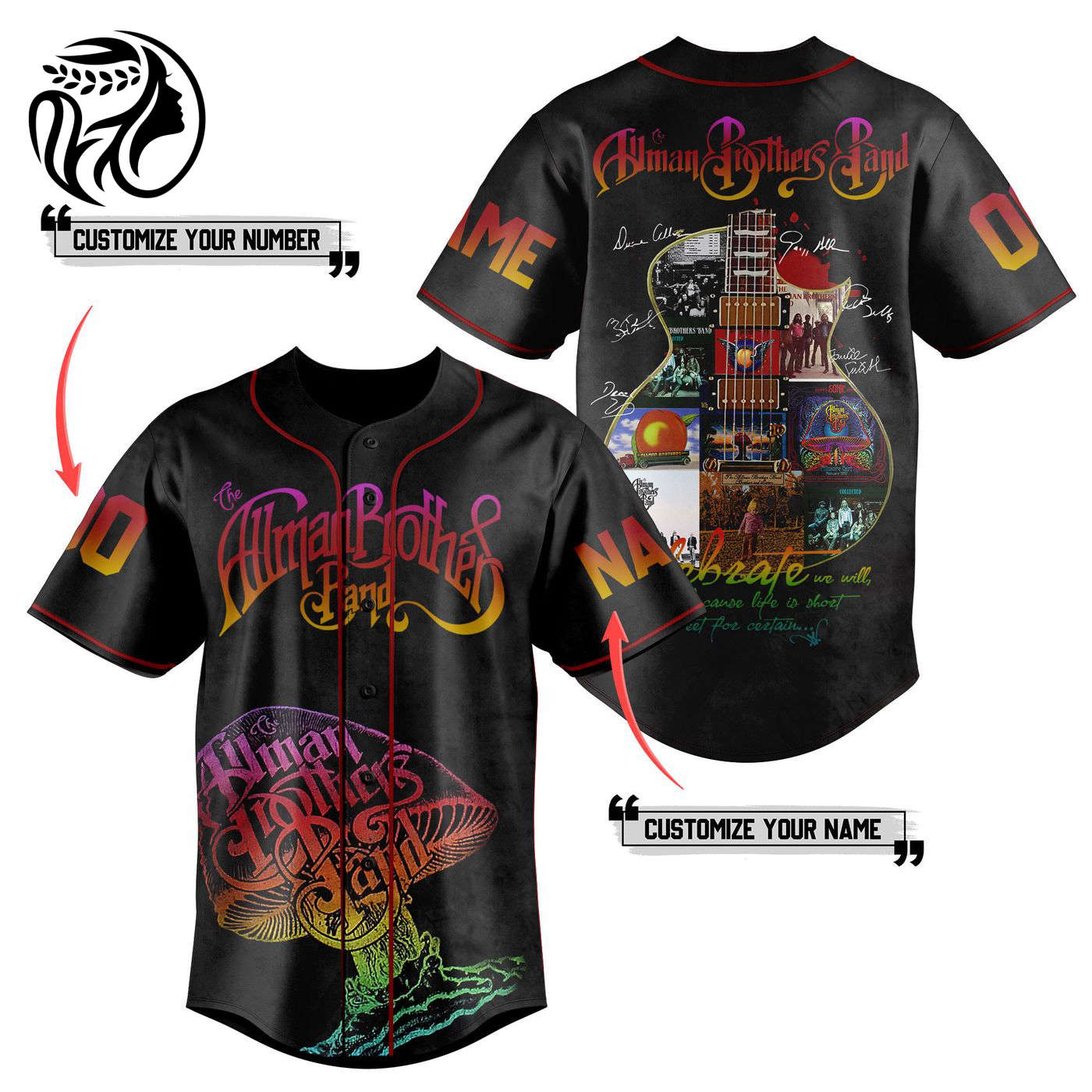 The Allman Brothers Band Baseball Jersey For Men Women And Kids Gift