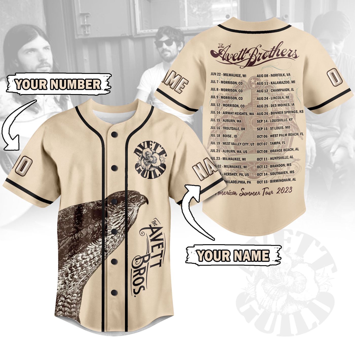 The Avett Brothers Baseball Jersey For Men Women And Kids Gift