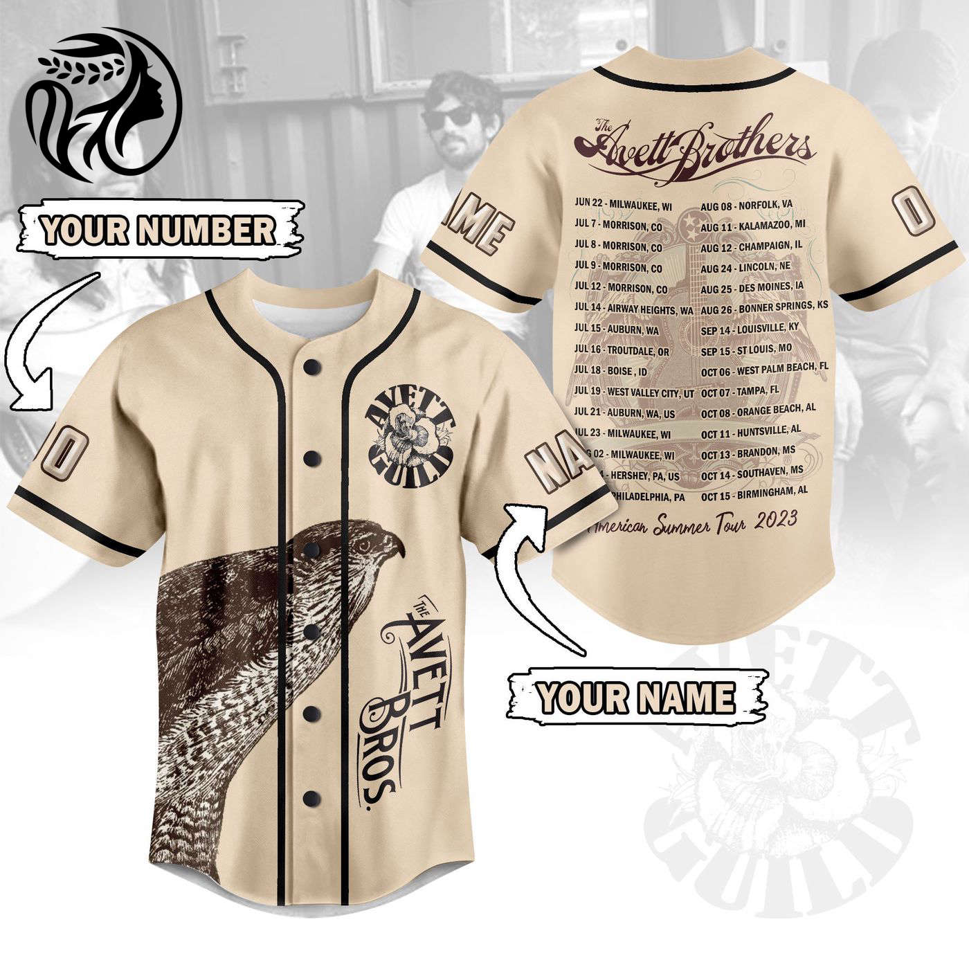 The Avett Brothers Baseball Jersey For Men Women And Kids Gift