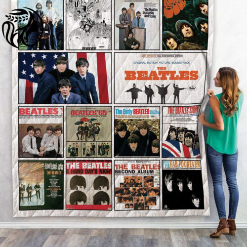 The Beatles Gift Quilt Blanket: Perfect Home Decor Gift for Fans