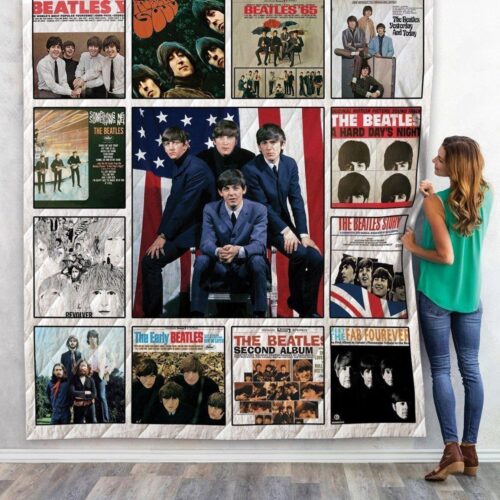 The Beatles Gift Quilt Blanket: Perfect Home Decor Gift for Fans