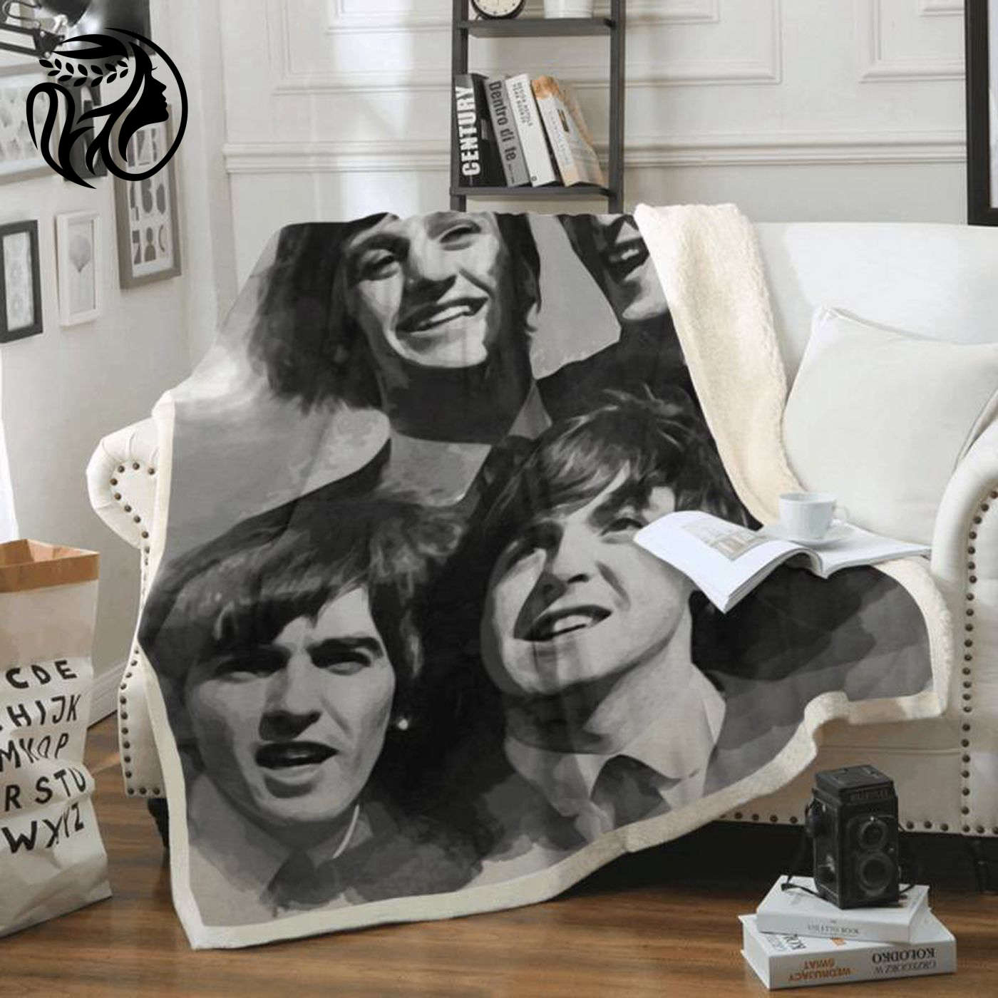The Beatles Band: Legendary English Rock Art Fleece Blanket for Beatles Fans