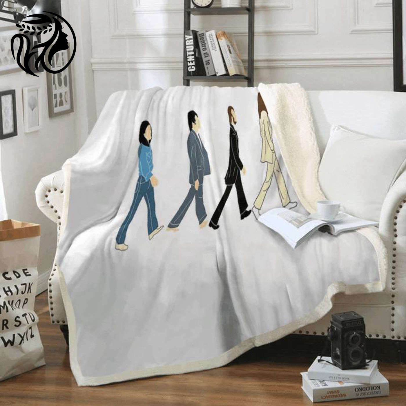 Beatles Abbey Road Art Fleece Blanket: Perfect Gift for Beatles Fans