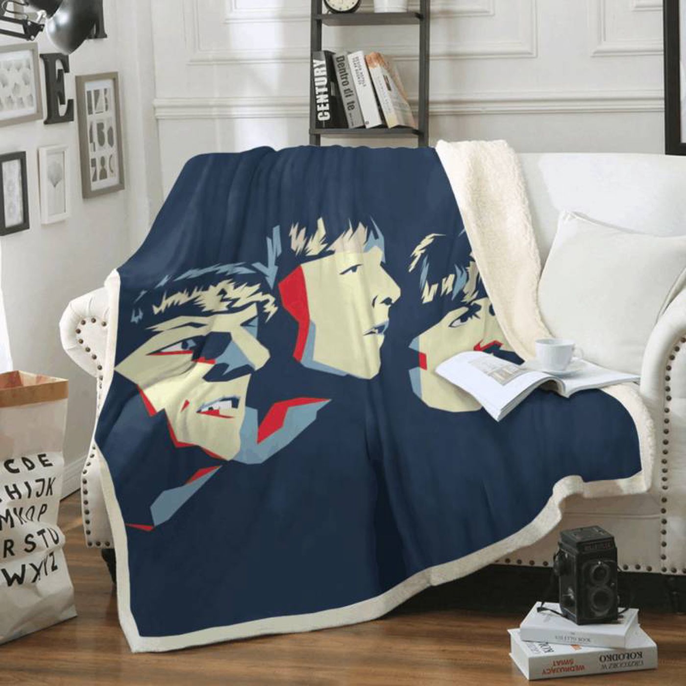 The Beatles Come Together Fans Fleece Blanket – Cozy Tribute for Music Lovers!