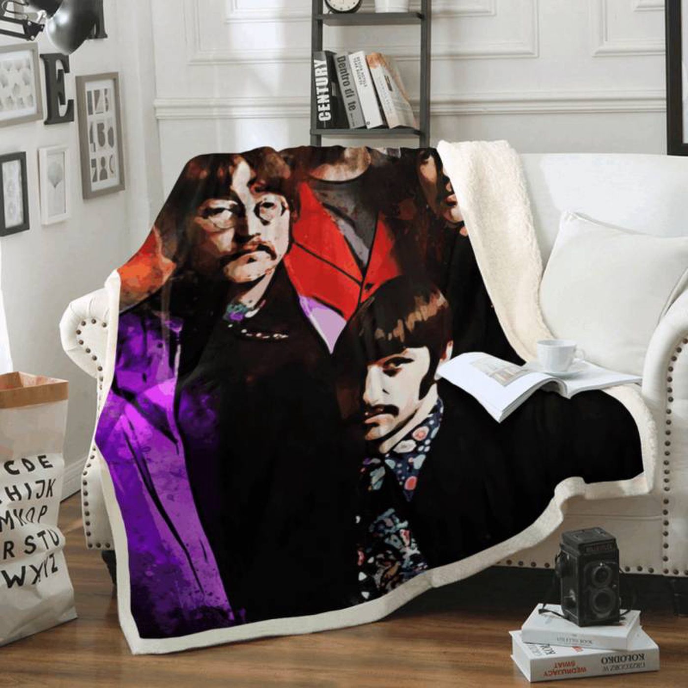 The Beatles Hey Jude Art Fleece Blanket: Cozy & Stylish Memorabilia for Fans
