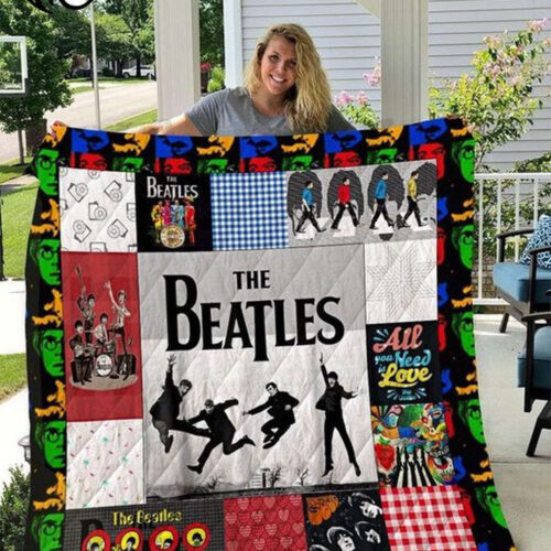 The Beatles Quilt Blanket: Perfect Fan Home Decor Gift Giftf