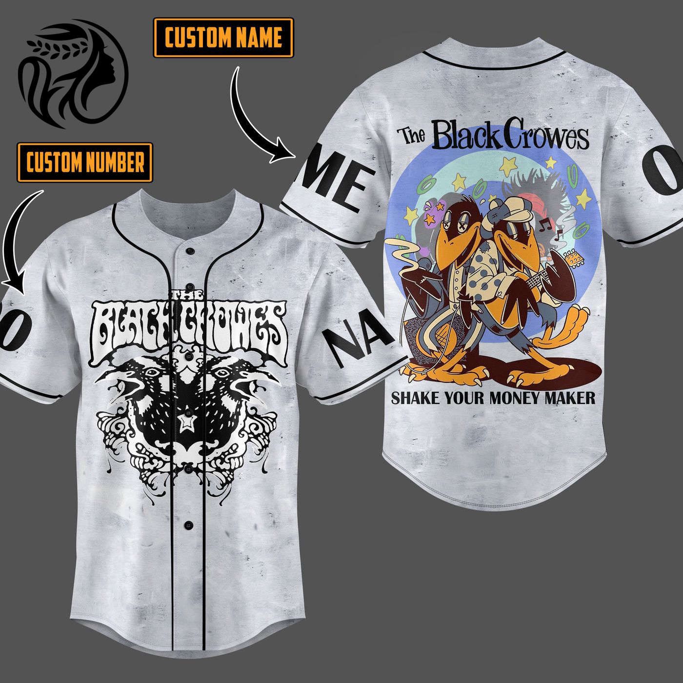 The Black Crowes Baseball Jersey For Men Women And Kids Gift