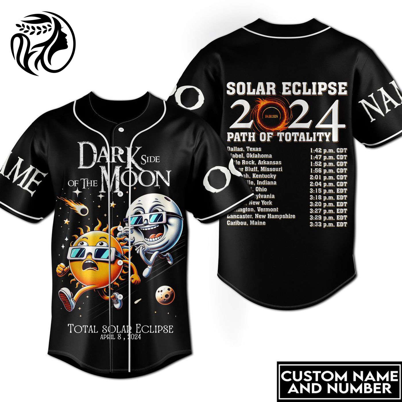 The Dark Side of the Moon Baseball Jersey For Men Women And Kids Gift