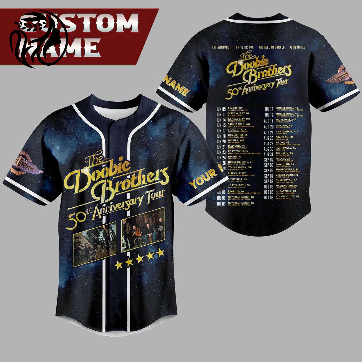 The Doobie Brothers Baseball Jersey For Men Women And Kids Gift