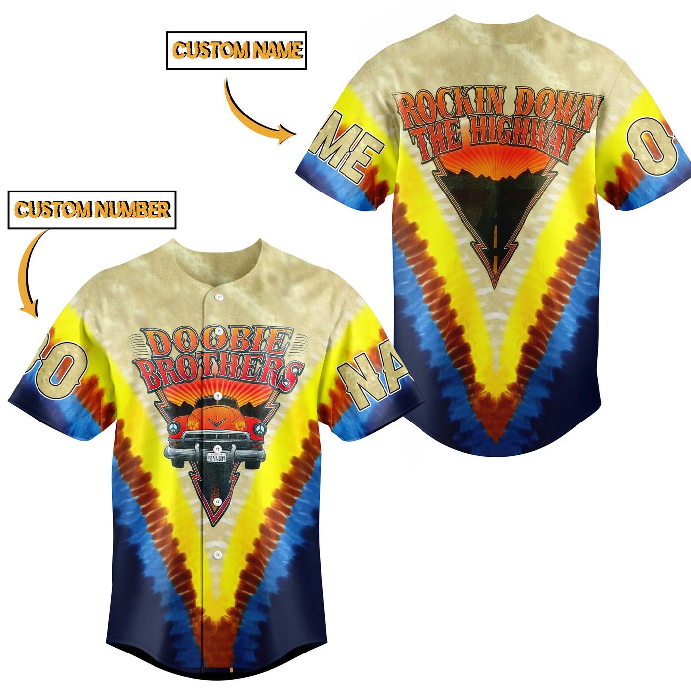 The Doobie Brothers Baseball Jersey For Men Women And Kids Gift
