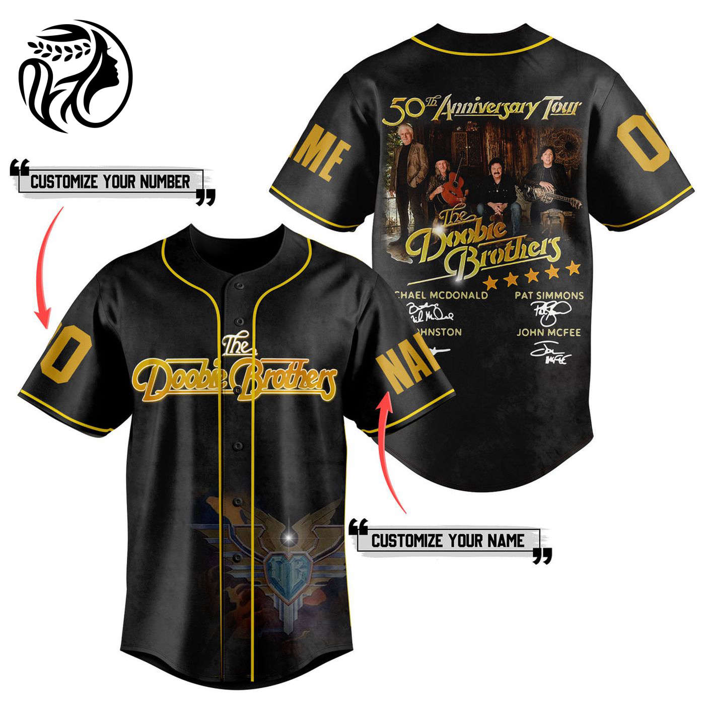 The Doobie Brothers Baseball Jersey For Men Women And Kids Gift