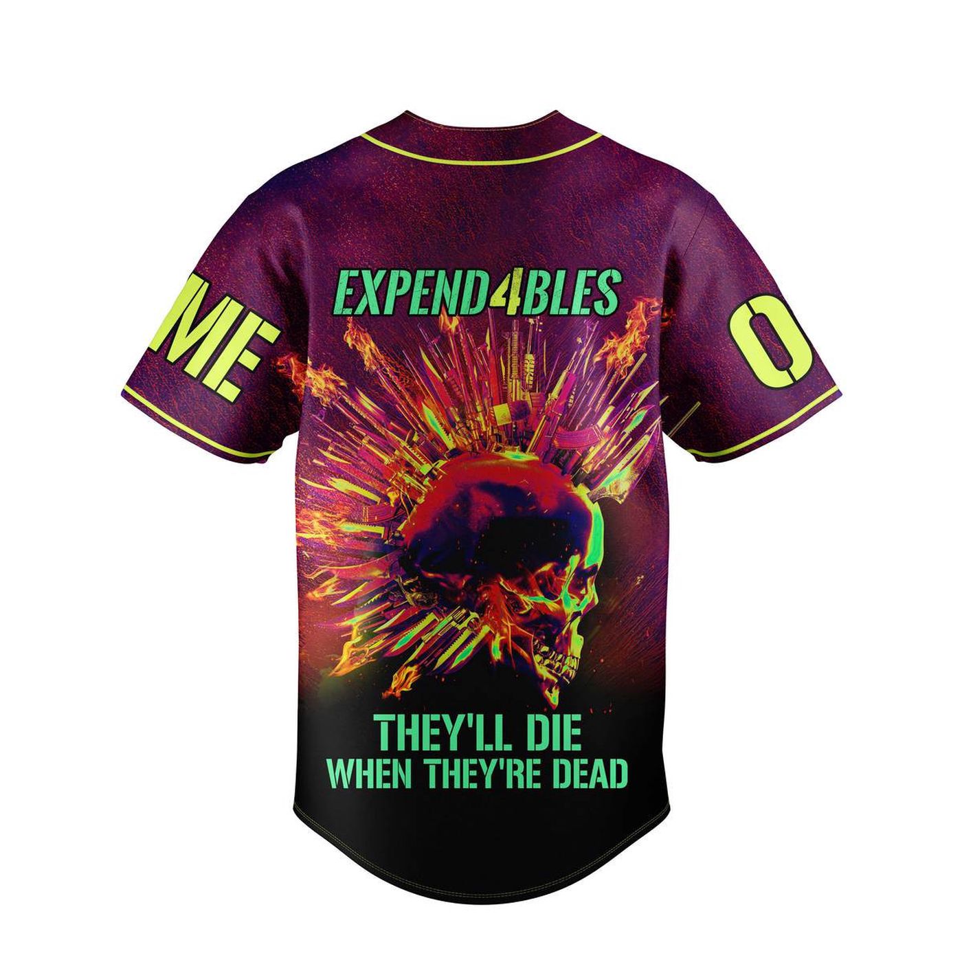 The Expendables Baseball Jersey For Men Women And Kids Gift