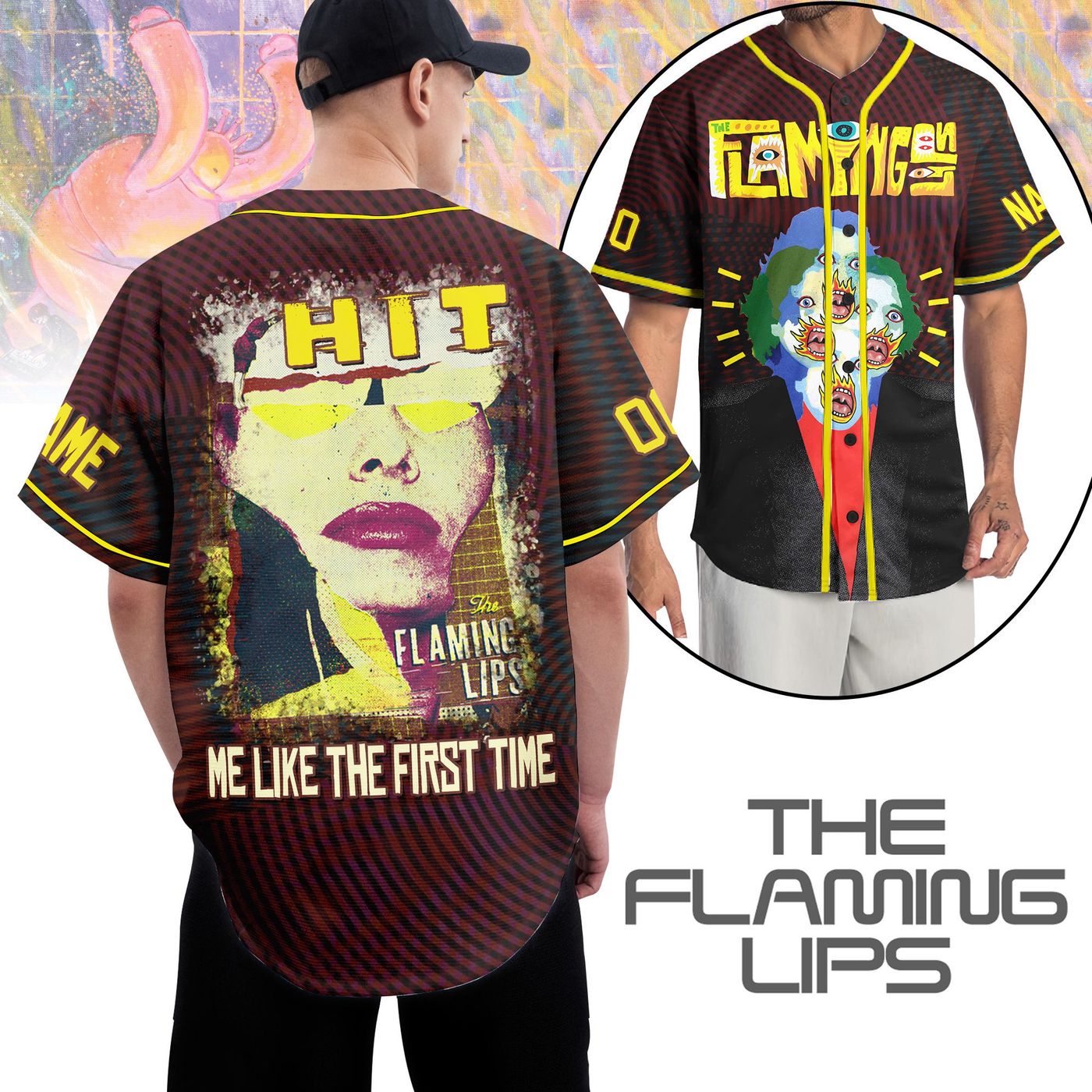 The Flaming Lips Baseball Jersey For Men Women And Kids Gift