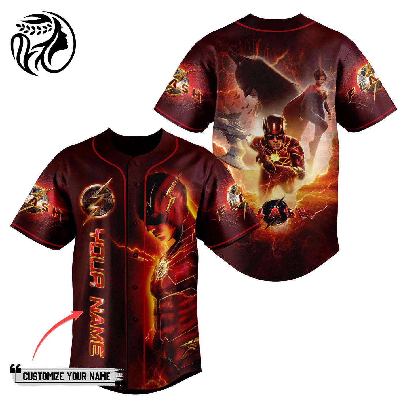The Flash Baseball Jersey For Men Women And Kids Gift