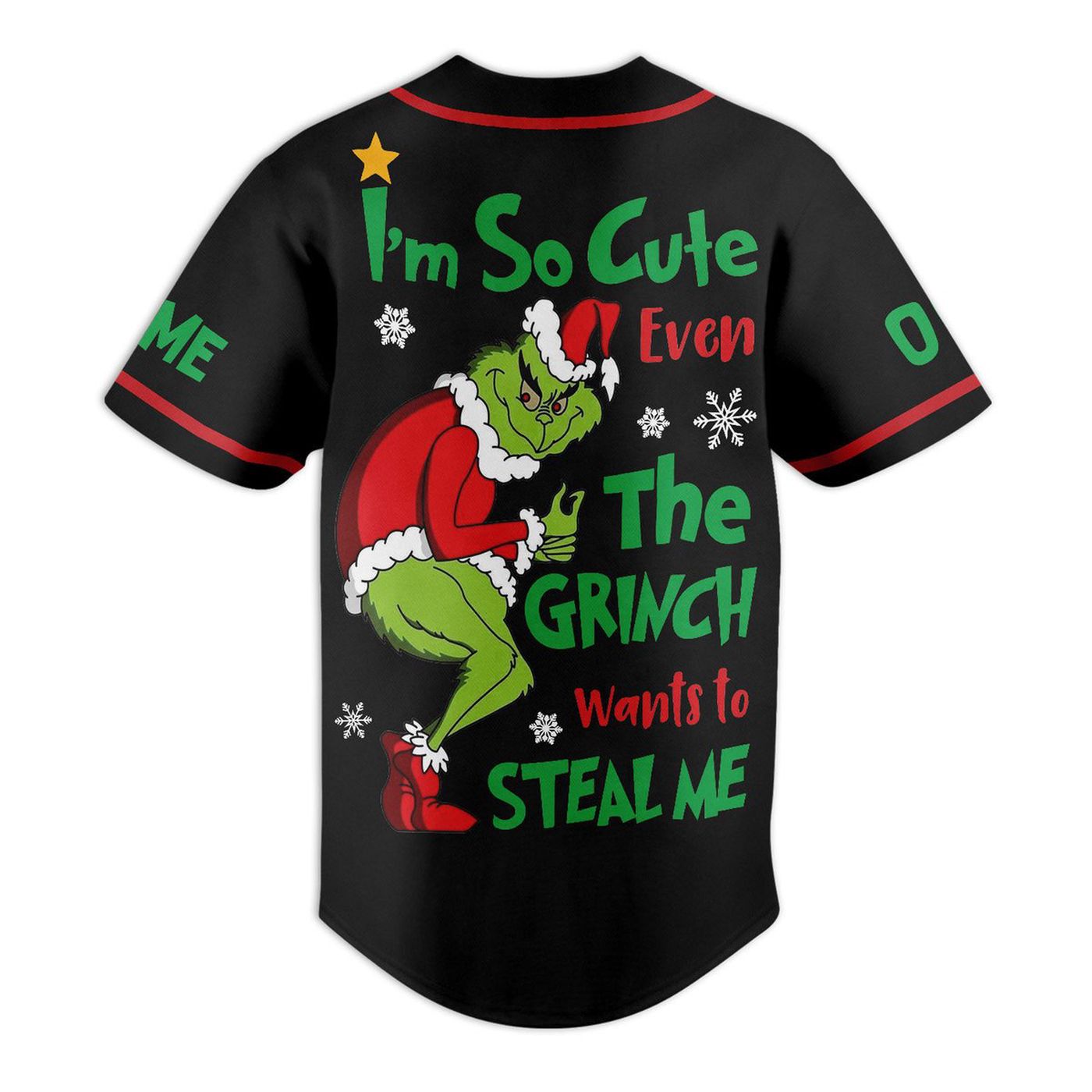 The Grinch Baseball Jersey For Men Women And Kids Gift
