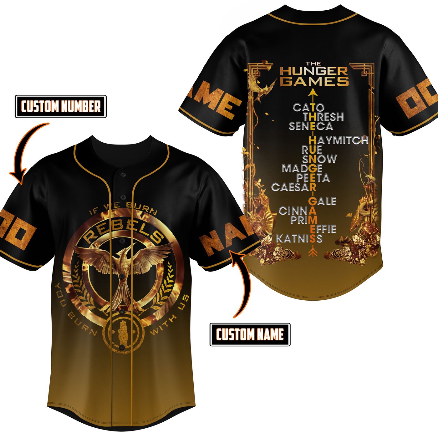 The Hunger Games Baseball Jersey For Men Women And Kids Gift