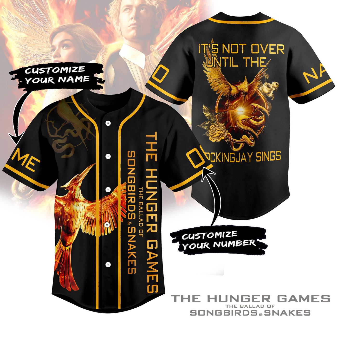 The Hunger Games Baseball Jersey For Men Women And Kids Gift