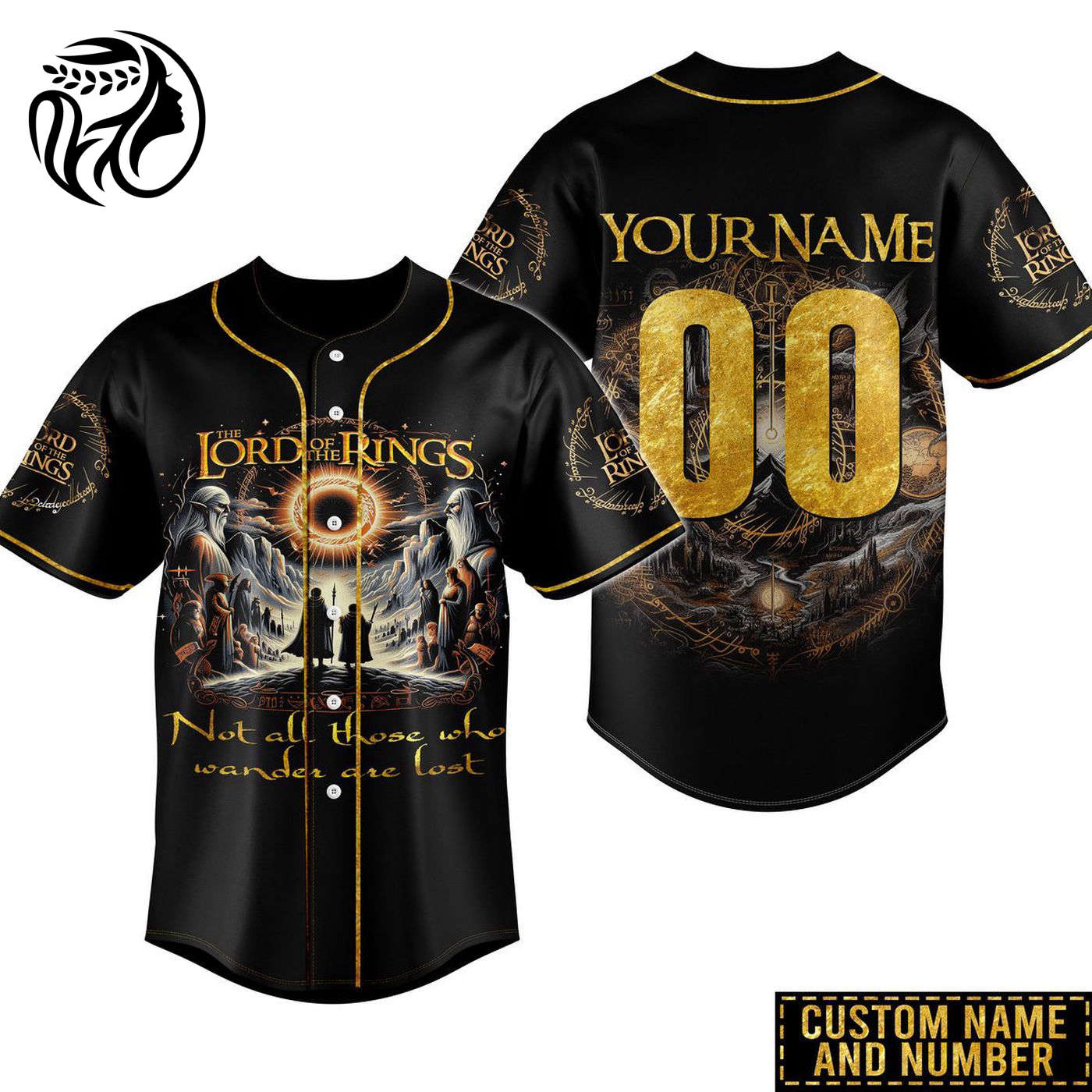 The Lord Of The Rings Baseball Jersey For Men Women And Kids Gift