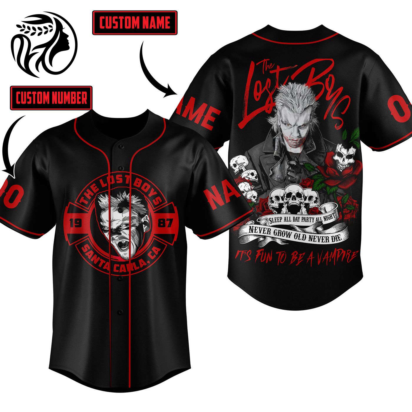 The Lost Boys Baseball Jersey For Men Women And Kids Gift