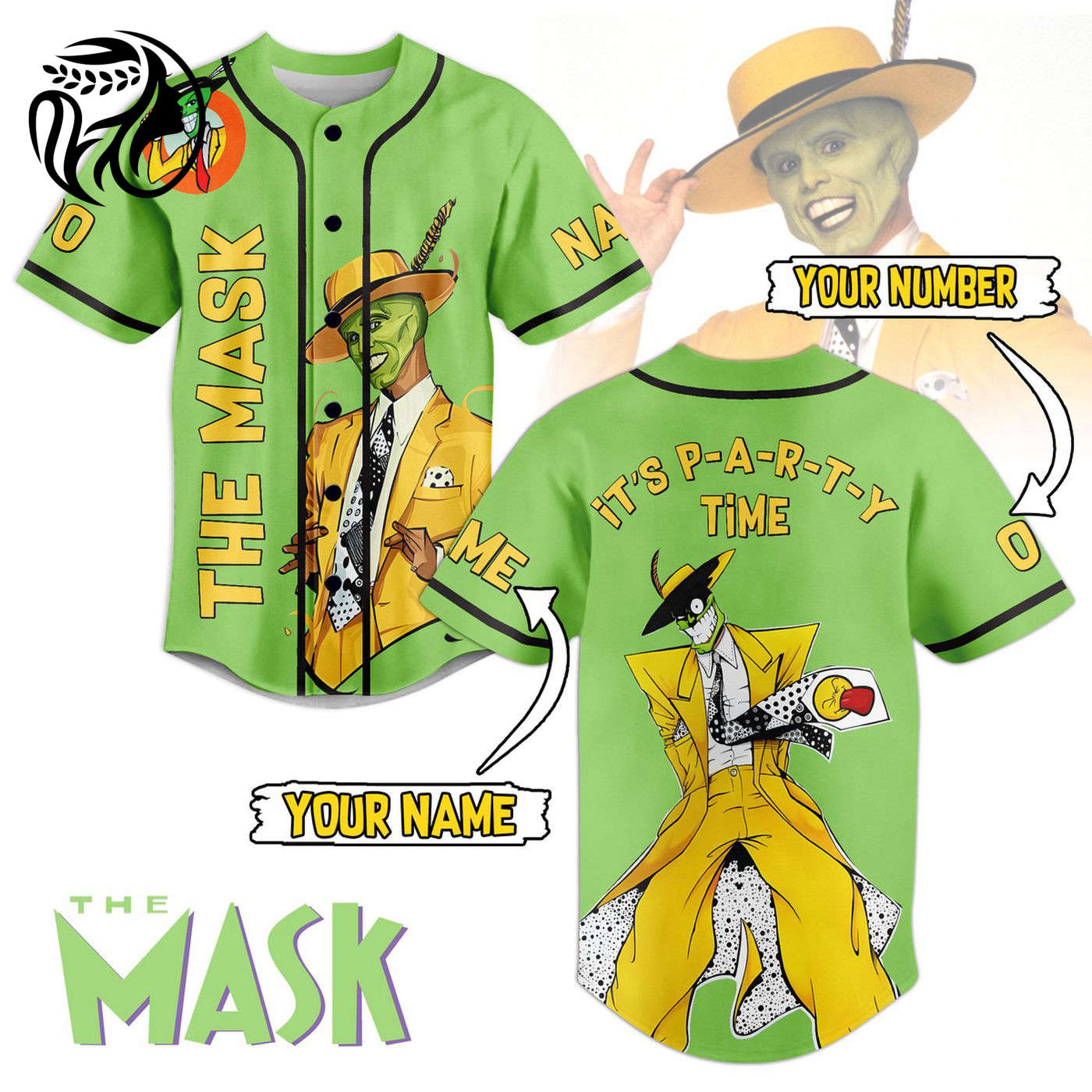 The Mask Baseball Jersey For Men Women And Kids Gift