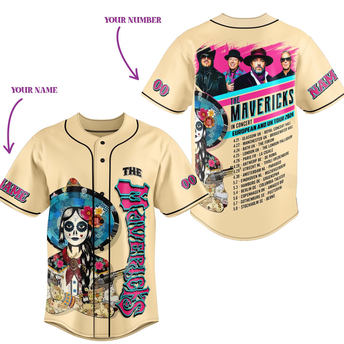 The Mavericks Baseball Jersey For Men Women And Kids Gift