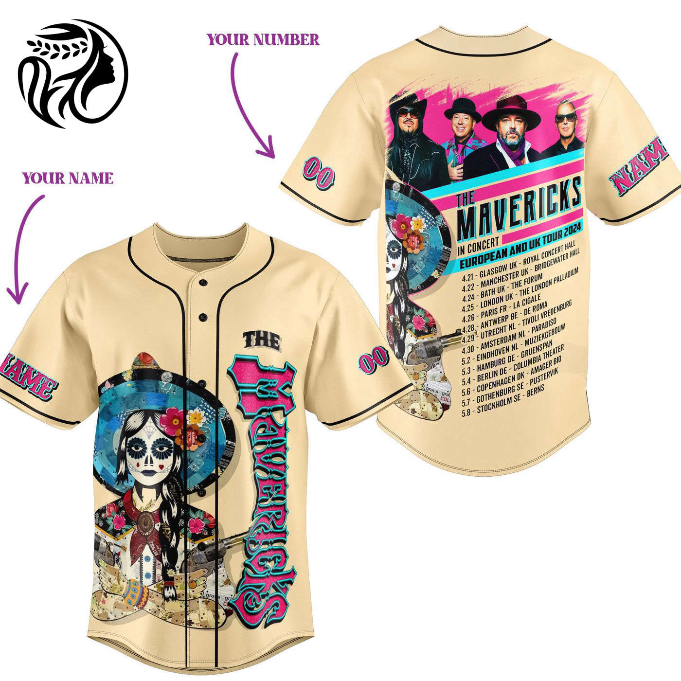 The Mavericks Baseball Jersey For Men Women And Kids Gift