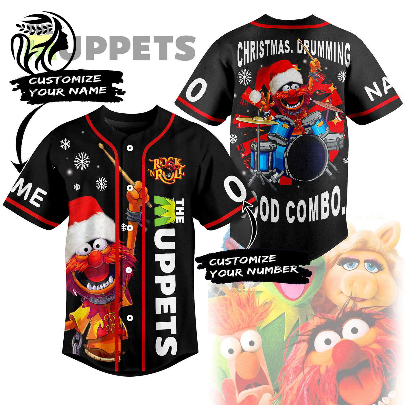 The Muppets Baseball Jersey For Men Women And Kids Gift