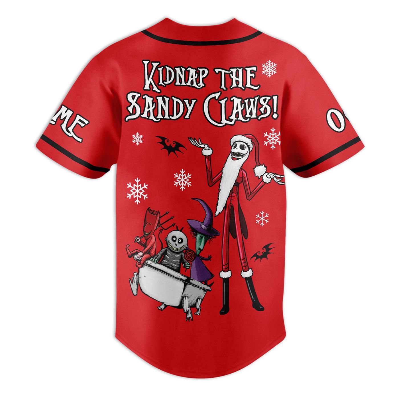 The Nightmare Before Christmas Baseball Jersey For Men Women And Kids Gift