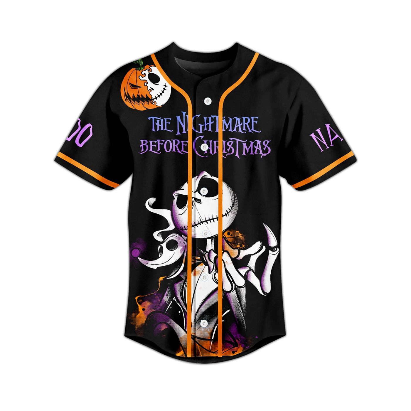 The Nightmare Before Christmas Baseball Jersey For Men Women And Kids Gift