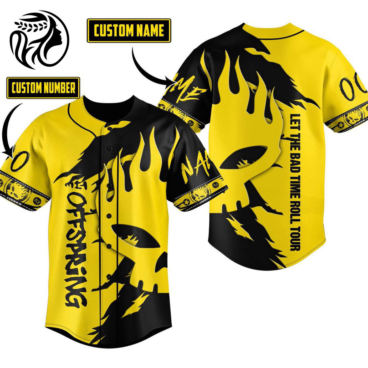 The Offspring Baseball Jersey For Men Women And Kids Gift
