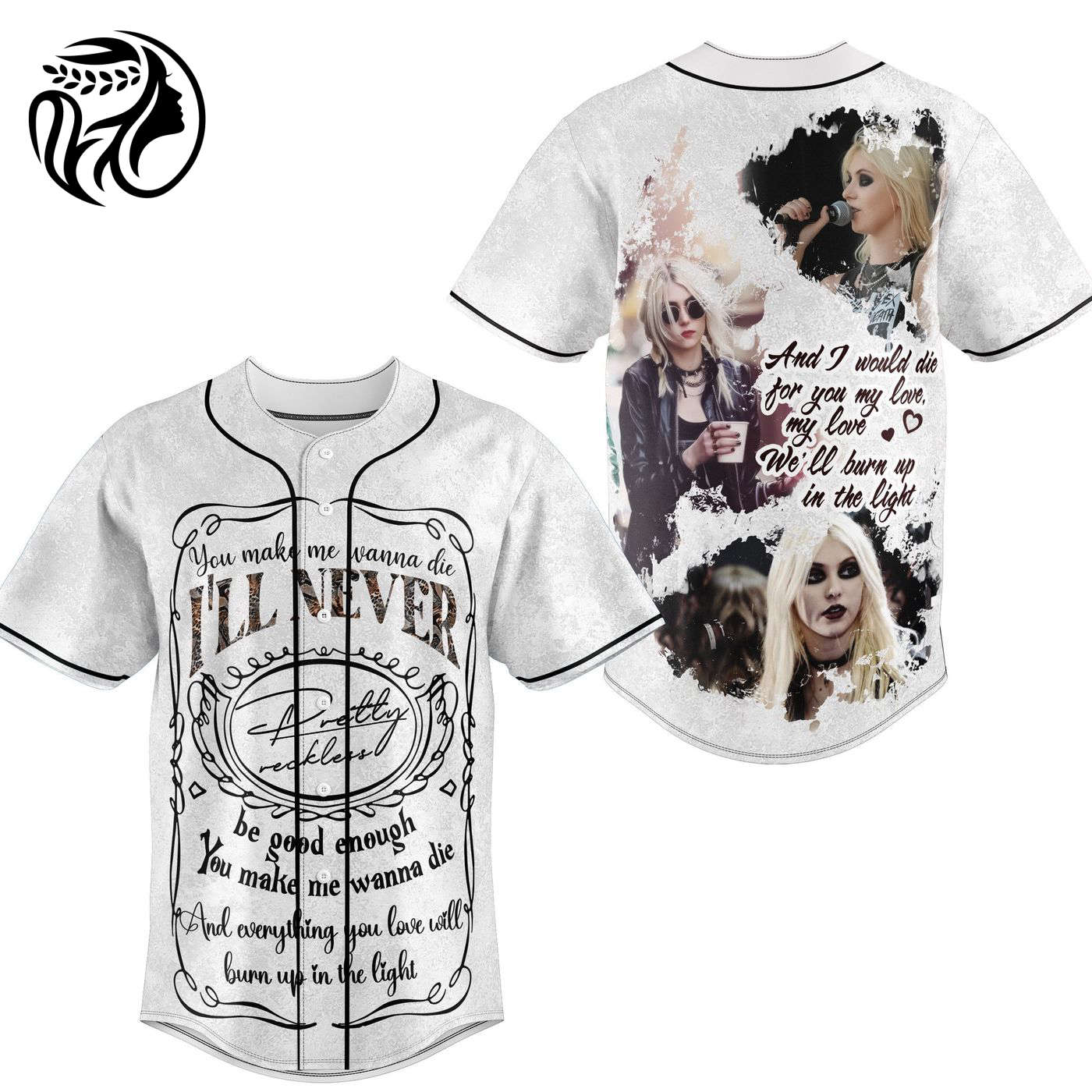 The Pretty Reckless Baseball Jersey For Men Women And Kids Gift