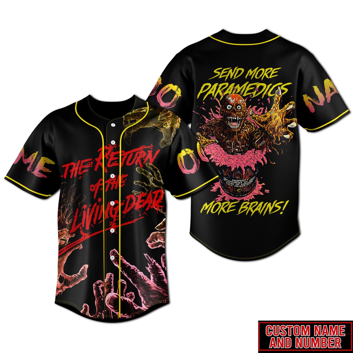 The Return Of The Living Dead Baseball Jersey For Men Women And Kids Gift