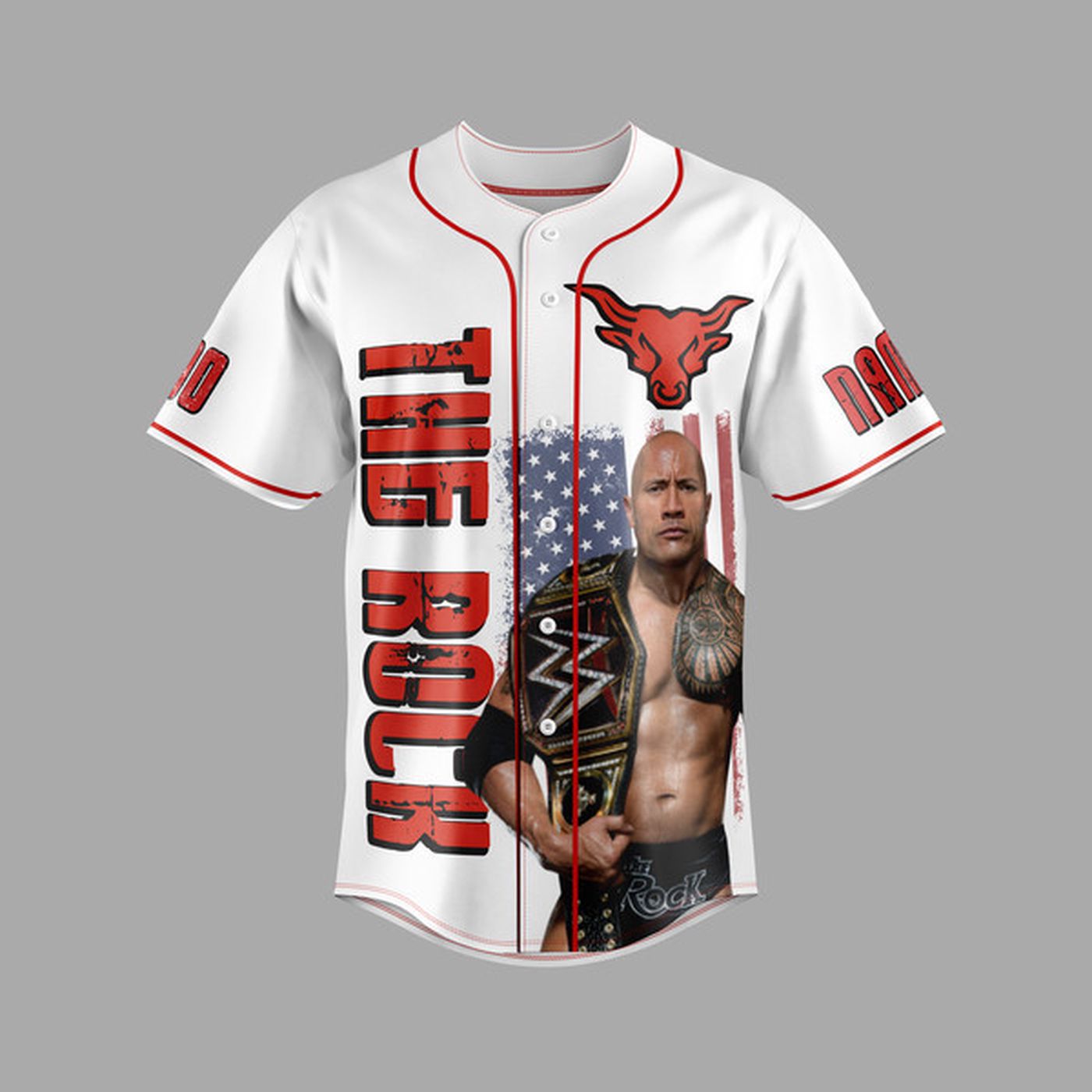 The Rock Baseball Jersey For Men Women And Kids Gift