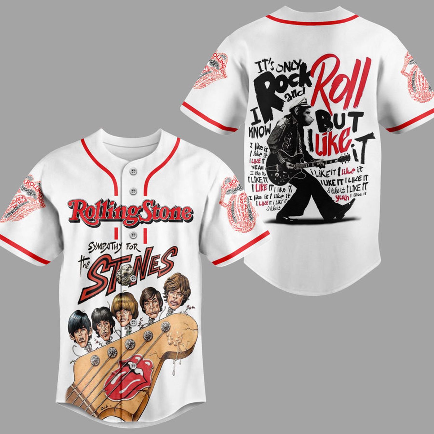 The Rolling Stones Baseball Jersey For Men Women And Kids Gift