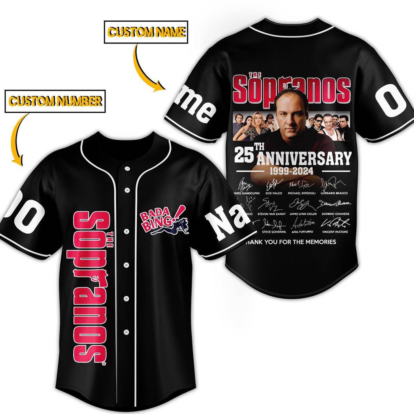 The Sopranos Baseball Jersey For Men Women And Kids Gift