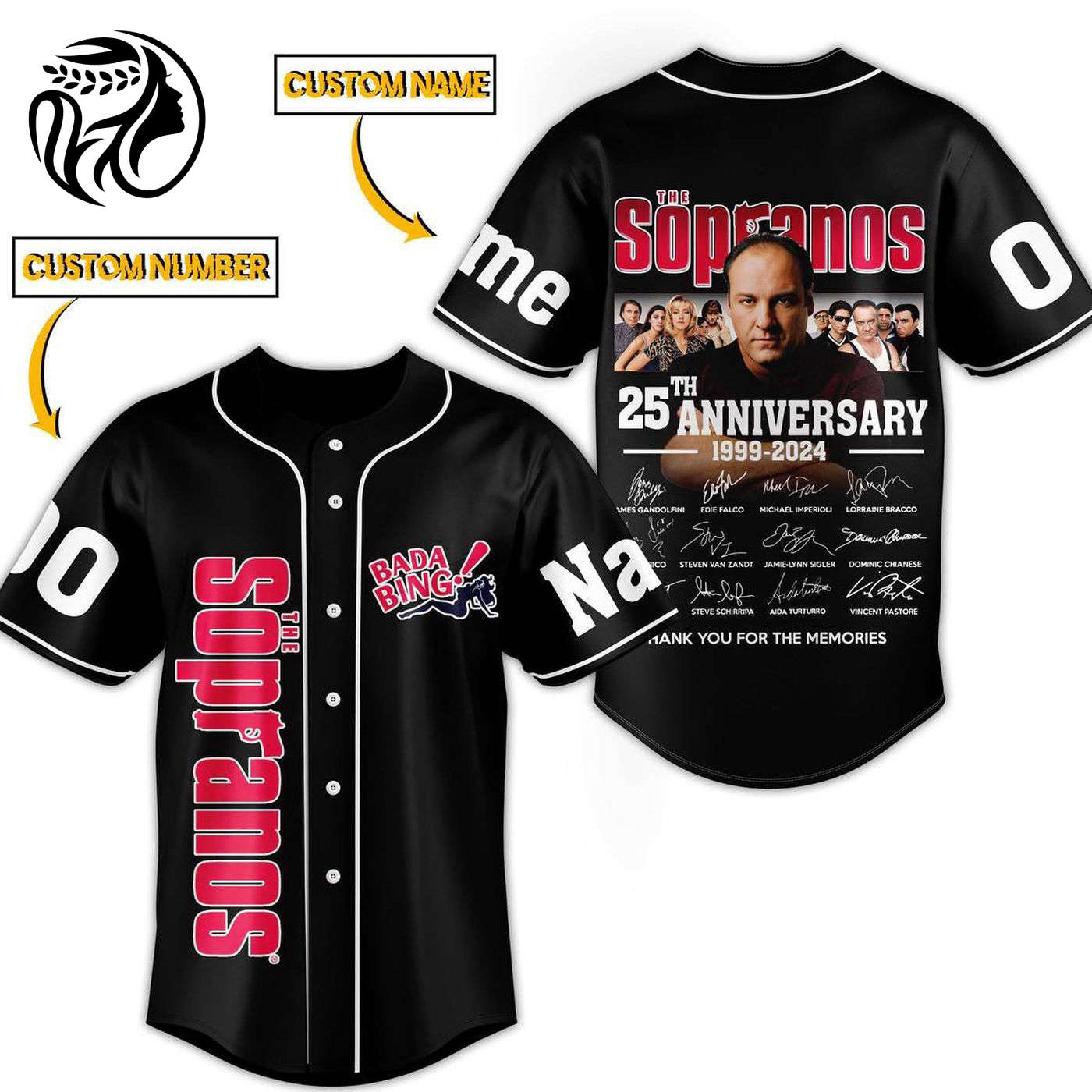 The Sopranos Baseball Jersey For Men Women And Kids Gift