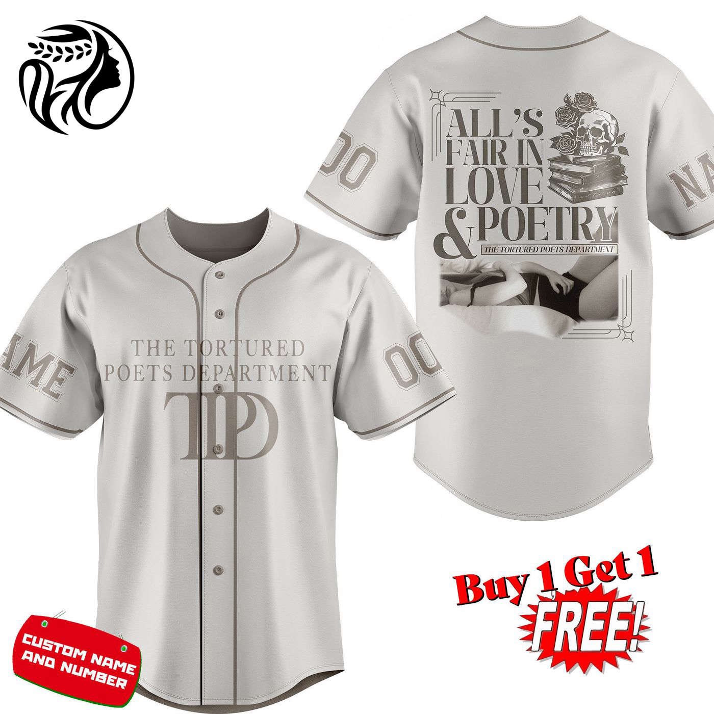The Tortured Poets Department Baseball Jersey For Men Women And Kids Gift