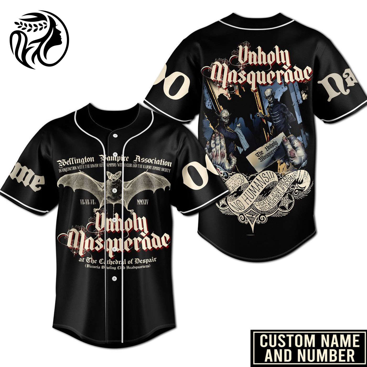 The Unholy Masquerade Baseball Jersey For Men Women And Kids Gift