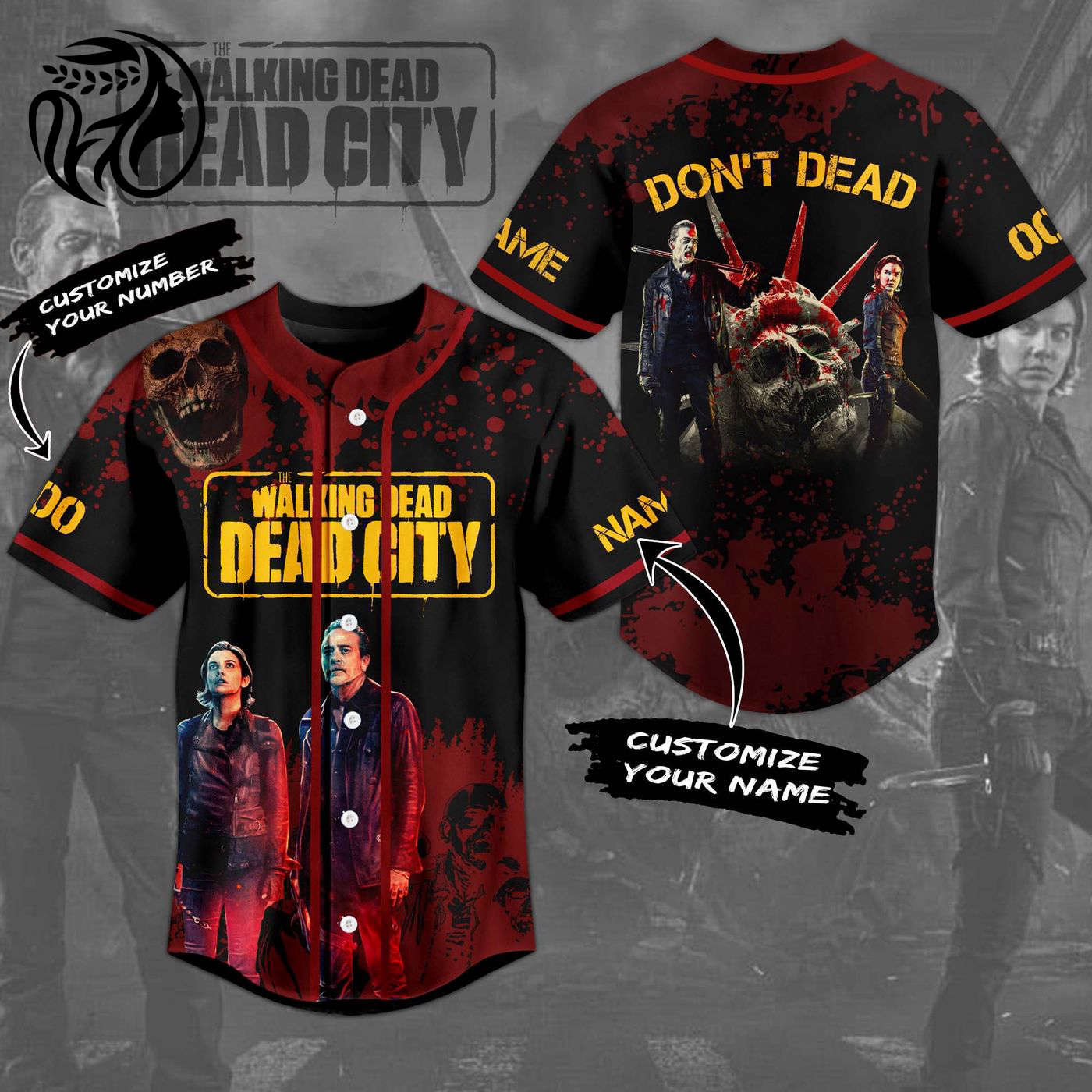 The Walking Dead Dead CityBaseball Jersey For Men Women And Kids Gift