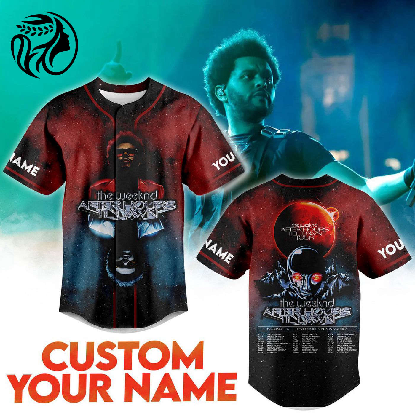 The Weeknd Baseball Jersey For Men Women And Kids Gift
