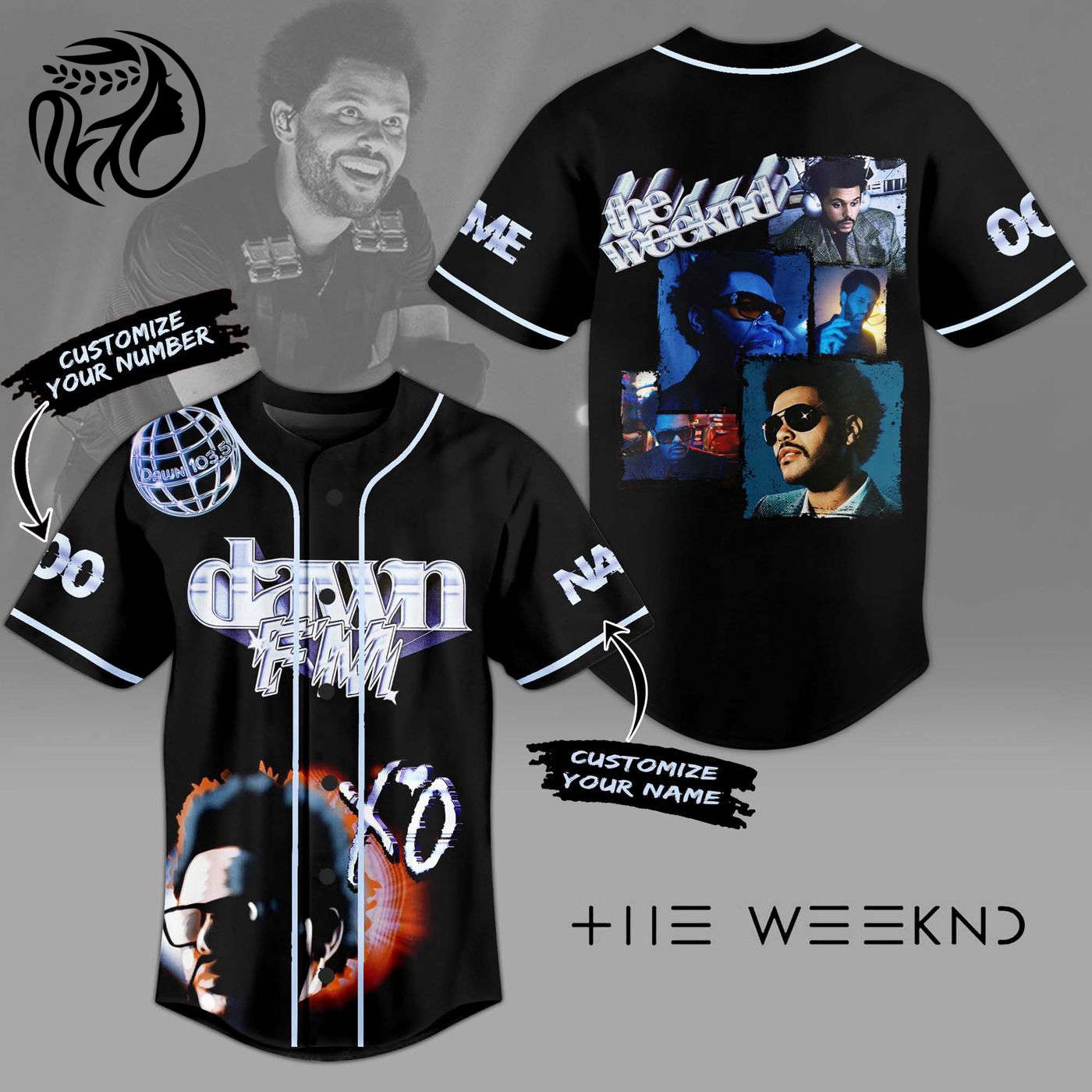 The Weeknd Baseball Jersey For Men Women And Kids Gift