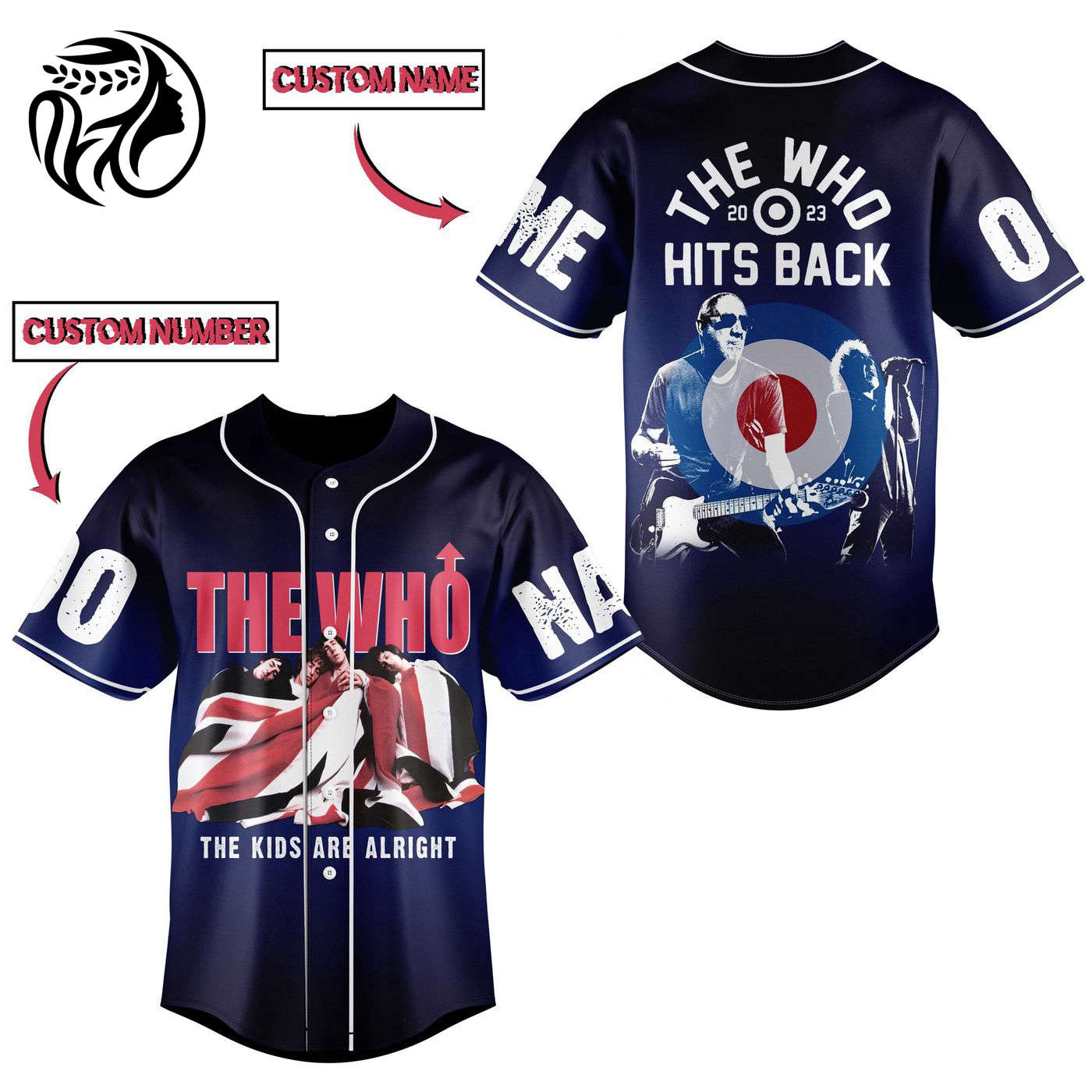 The Who Baseball Jersey For Men Women And Kids Gift