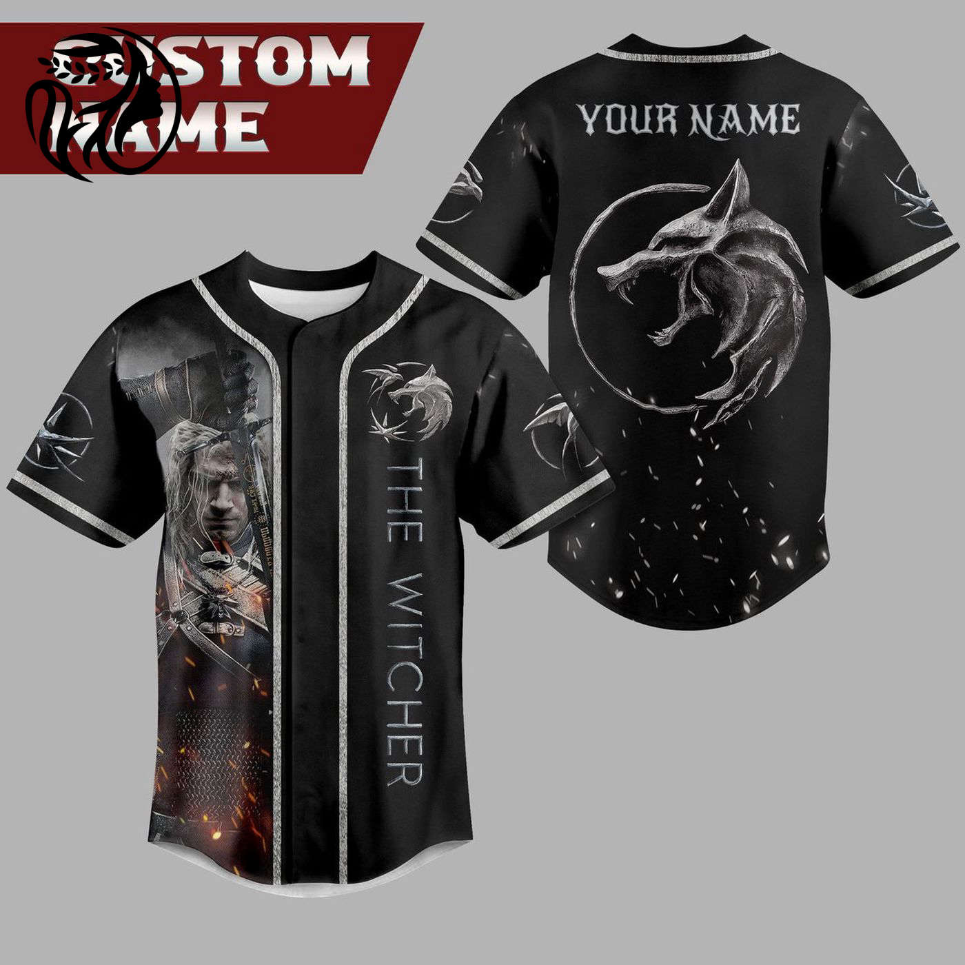 The Witcher Baseball Jersey For Men Women And Kids Gift